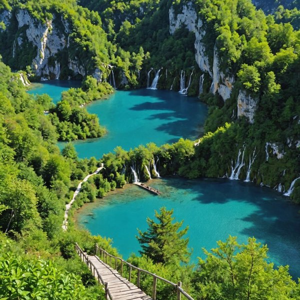 Quels sont les meilleurs itinéraires pour une randonnée dans le parc national de Plitvice, Croatie?